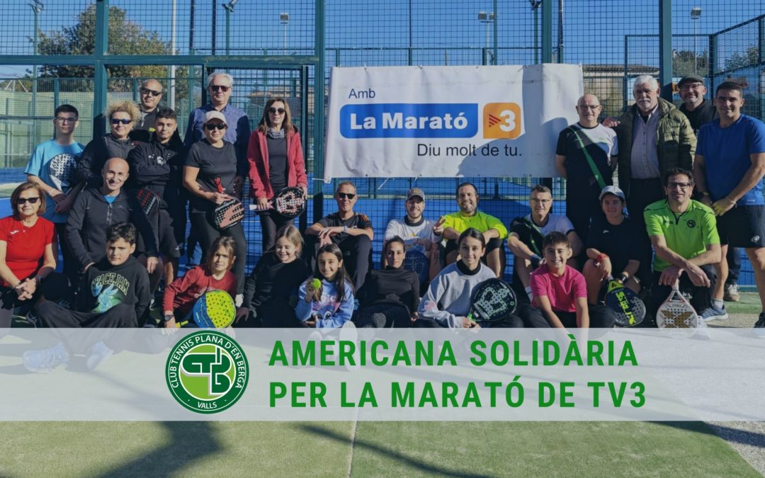 La Plana per la Marató de TV3