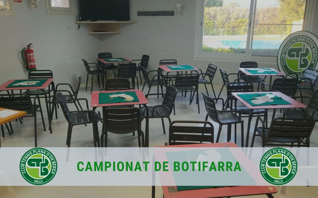 2a Jornada del Campionat de Botifarra a la Plana d’en Berga
