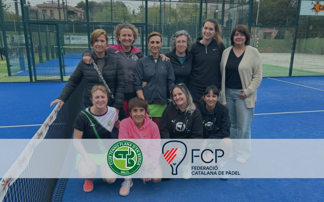 Gran cap de setmana pels equips de la Plana en la Lliga Catalana de Pàdel