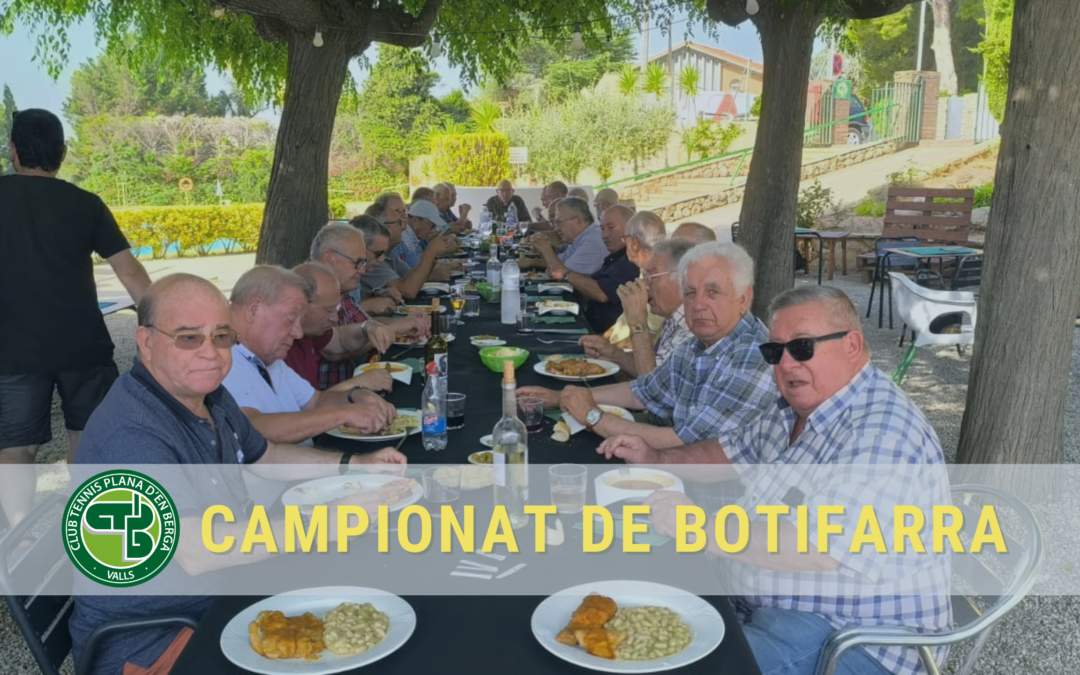 Darrera jornada del Campionat de Botifarra al CT Plana d’en Berga