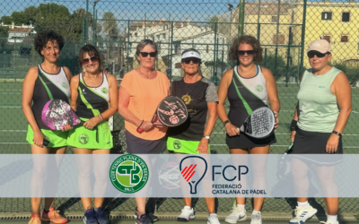 Primera jornada de la Fase de Clausura de la Lliga Catalana de Pàdel dels equips de la Plana d’en Berga