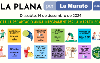 Activitats solidàries per la Marató 3cat