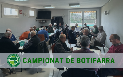 Segona jornada del Campionat de Botifarra al CT Plana d’en Berga