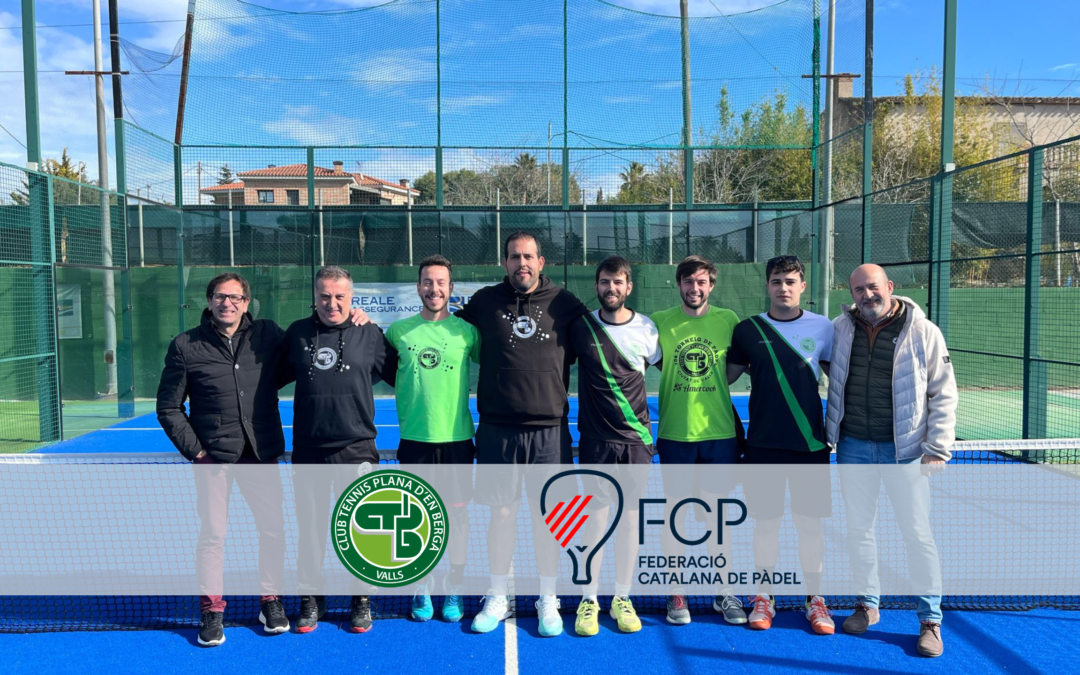 Victòria del Masculí A de la Plana en la Lliga Catalana de Pàdel