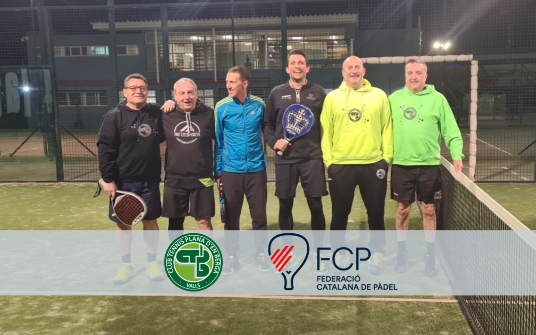Els Veterans CAESA de la Plana s’imposen al Tennis TDB