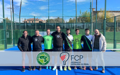 Victòria del Masculí A de la Plana en la Lliga Catalana de Pàdel