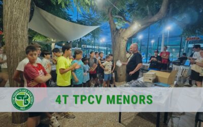 4t Torneig de Pàdel Ciutat de Valls Categoria Menors al CT Plana d’en Berga