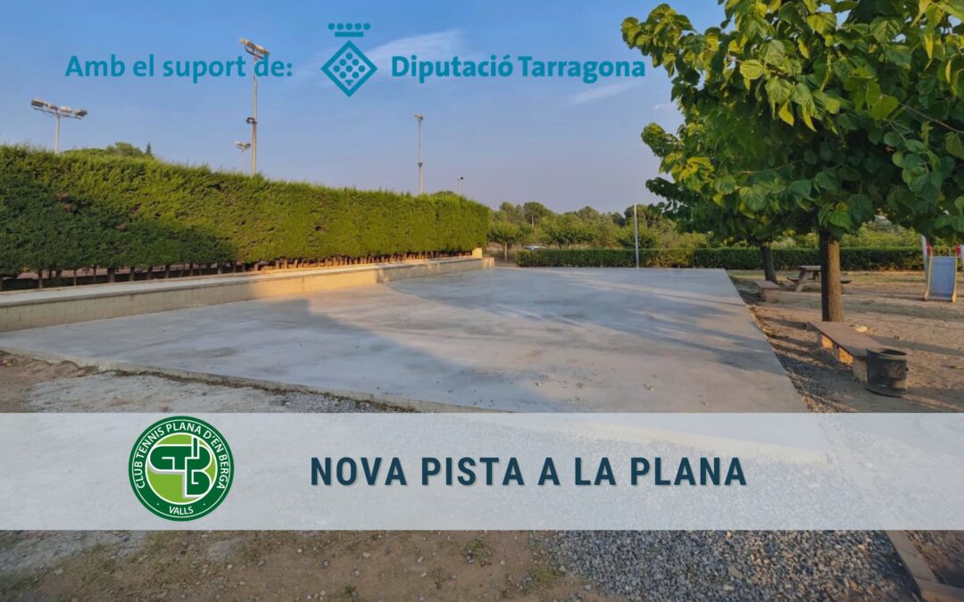 Nova pista a la Plana
