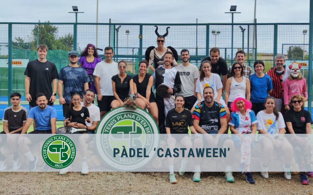Gran matí de pàdel i diversió amb l’“Americana Castaween” al CT Plana d’en Berga