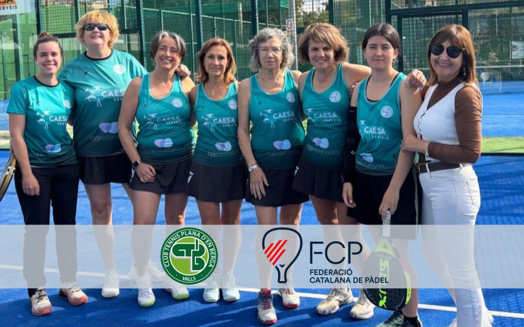 El Femení C s’endú el derbi comarcal en la 4a Categoria de la Lliga Catalana de Pàdel