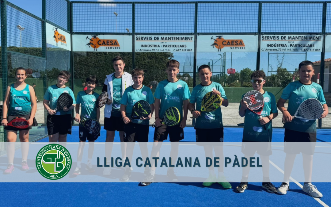 Nova jornada de competició pels equips de la Lliga Catalana del nostre club
