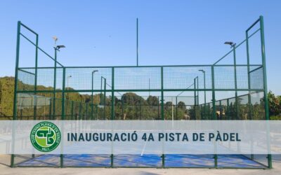 El CT Plana d’en Berga inaugura la seva quarta pista de pàdel